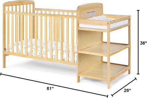 Suite Bebe Ramsey 3 in 1 Convertible Crib and Changer in an Espresso Finish in Kuwait