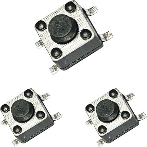 30 Pcs 4.5x4.5x3.8 mm 4 Pin Micro SMD SMT Momentary Tact Tactile Button Switches Push Button Switches in Saudi Arabia