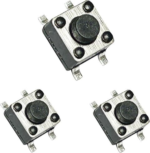30 Pcs 4.5x4.5x3.8 mm 4 Pin Micro SMD SMT Momentary Tact Tactile Button Switches Push Button Switches in Saudi Arabia