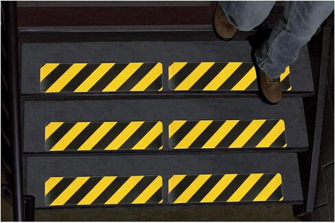3M Safety-Walk Slip Resistant Reflective Tread, 6 in x 2 ft, Anti Slip, Adhere Without Wrinkling, Curling, Tearing or Lifting, Self-Adhesive Backing, Quick & Easy Application, 1 Pack (600BY-T6X24) in Saudi Arabia