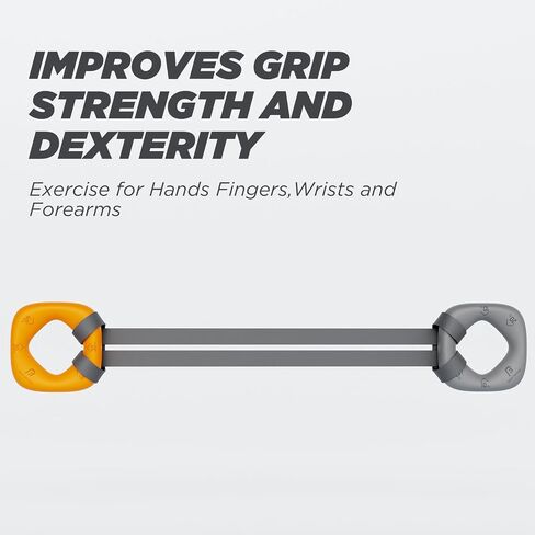 Dual Resistance Hand Grip Strengtheners, Light-Duty Set with Two Hand Grips and Latex Band in Saudi Arabia