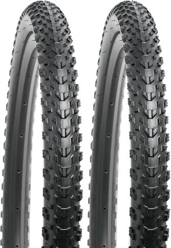 YUNSCM 2-PCS 26" إطارات الدراجة 26 x 2.0/50-559 و26" أنابيب الدراجة شديدة التحمل صمام شريدر متوافق مع الدراجة الجبلية/الطرق الوعرة 26x1.95 26x2.0 26x2.10 إطارات وأنابيب الدراجات (W-2018) in Saudi Arabia