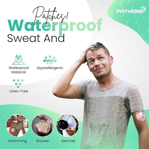 Dexcom G7 Over Patches Waterproof 30 Pack - Skin-Friendly Overpatch for Sensor Protection, No-Lift - Autumn Pattern in Saudi Arabia