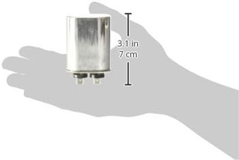 Diversitech 37100H 370v 10uf مكثف تشغيل المحرك بيضاوي الشكل لأنظمة تكييف الهواء فضي in Saudi Arabia