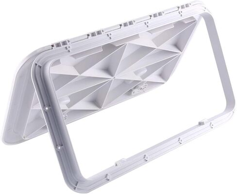 YaeMarine فتحة وصول إلى سطح القارب البحري مقاس 24 بوصة × 14 بوصة وغطاء للقافلة البحرية RV (353 مم × 606 مم) أبيض in Kuwait