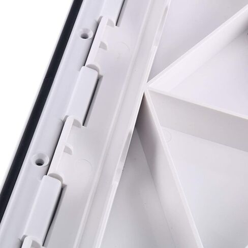 YaeMarine فتحة وصول إلى سطح القارب البحري مقاس 24 بوصة × 14 بوصة وغطاء للقافلة البحرية RV (353 مم × 606 مم) أبيض in Kuwait