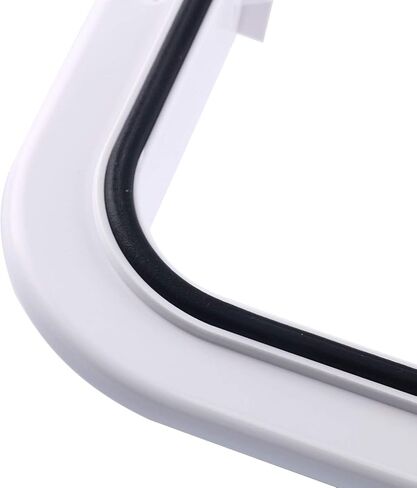 YaeMarine فتحة وصول إلى سطح القارب البحري مقاس 24 بوصة × 14 بوصة وغطاء للقافلة البحرية RV (353 مم × 606 مم) أبيض in Kuwait