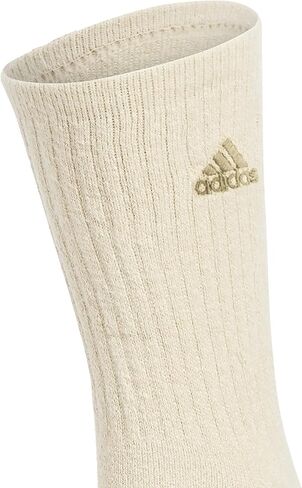 adidas Men's Super Soft Cushioned Comfort Cozy Crew Socks (3-Pair) in Saudi Arabia