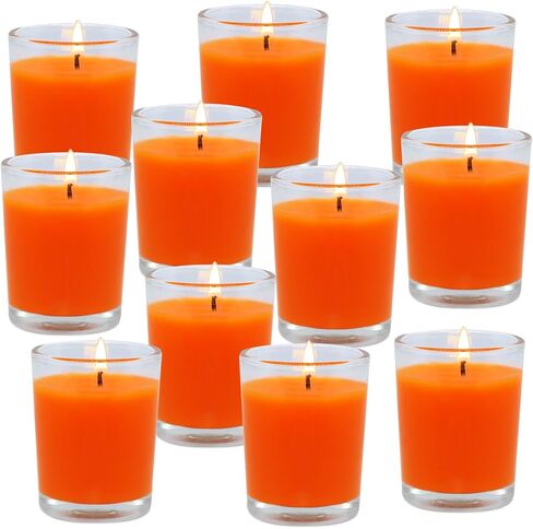 Yellow Citronella Candles in Glass Small Soy Wax 2.0 Inch Scented Votive Candles for Home Patio Party Dinner Table in Summer, 4 Packs in Saudi Arabia