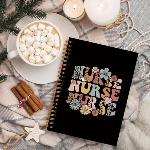 Nurse Gifts,Green Spiral Notebook Journal for Work Notes Journaling,Nurse Appreciation Gifts,Nursing Student Graduation Gifts 5.5x8.3 in Saudi Arabia