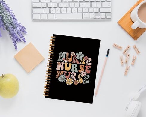 Nurse Gifts,Green Spiral Notebook Journal for Work Notes Journaling,Nurse Appreciation Gifts,Nursing Student Graduation Gifts 5.5x8.3 in Saudi Arabia