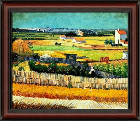 La Pastiche The Harvest - VG مع إطار النبيذ اليوناني، 25 بوصة × 29 بوصة in Kuwait