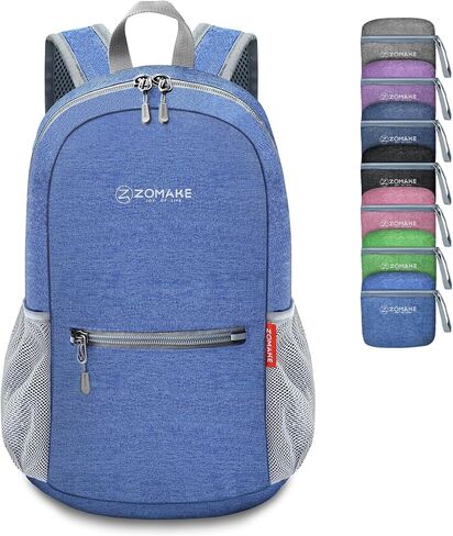 ZOMAKE 10L Lightweight Packable Hiking Backpack - Small Travel Hiking Daypack for Women Men - Tear Resistant Foldable Day Pack for Camping Outdoor Sports(Dark Green) in Saudi Arabia