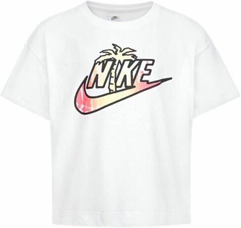 Nike Girl's Fashion Club Boxy T-Shirt (Toddler/Little Kids) in Saudi Arabia