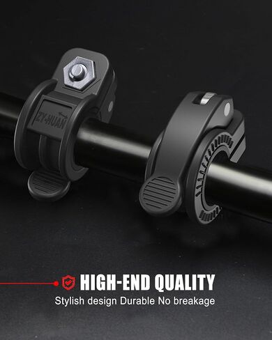 MINI Barbell Clips 1 inch I Multi-Size Adjustable Barbell Collar I 1 inch Barbell ClampsIQuick Release Weight Clips Pair of Locking for Dumbbell Bar (Black+Red) in Saudi Arabia