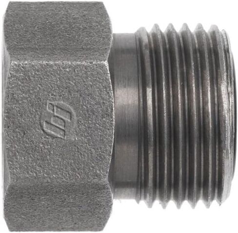 Brennan Industries FS0403-08-08 Steel Straight O-Ring Face Seal Fitting, 13/16"-16 NPT Thread, 0.506" Bore x Male Face Seal in Saudi Arabia