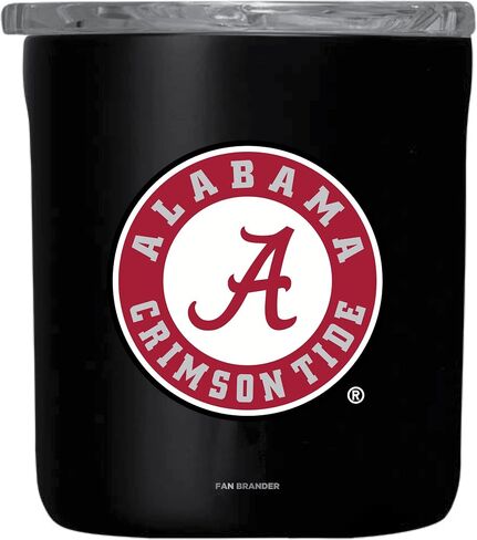 NCAA Corkcicle Buzz Cup, Triple Insulated Stainless Steel Travel Cocktail Tumbler, BPA Free, Keeps Beverages Cold for 9 Hours with Primary Logo (Alabama Crimson Tide) in Saudi Arabia