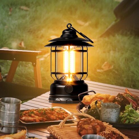 Camping Lanterns Battery Powered Rechargeable Lights,3 Pack Green in Kuwait