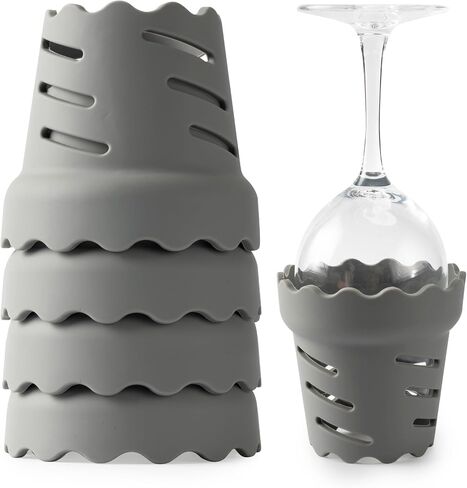 Water Bottle Drying Rack, Silicone Single Faster Bottle Dryer Rack, for Glass Cups, Mugs, Tumbles and More, Bottle Drying Holder Stand（3-Pack, Grey in Saudi Arabia