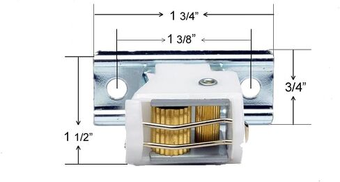 قفل سلك صغير من أجهزة الستائر المذهلة للظلال الرومانية والمطويات، 20 قطعة in Kuwait