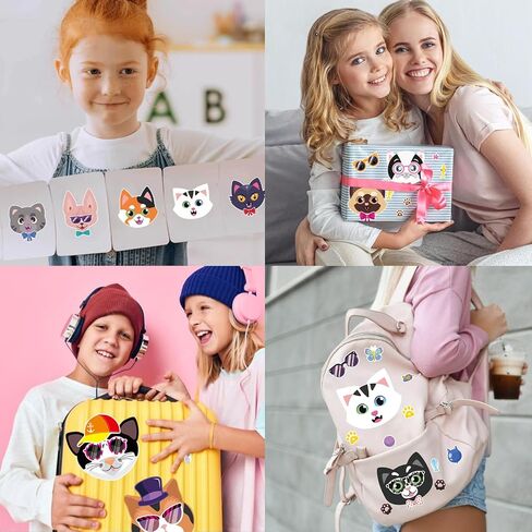 36 Pcs Farm Animals Make-A-Face Sticker Sheets | Mix & Match Your Own Farm Animal Stickers for Kids Ages 2-6 | Farm Animal Party Supplies, Birthday Decorations, Crafts & Activities in Saudi Arabia