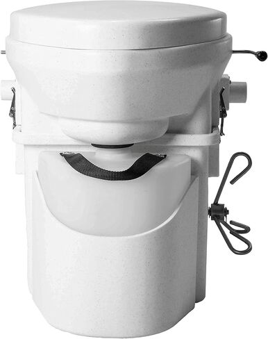 Nature's Head Self Contained Composting Toilet with Close Quarters Spider Handle Design in Saudi Arabia