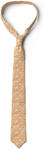 Ambesonne Hawaiian Colors Men's Tie, Monochrome Camouflage Effect Inspired Scene of Tropical Plants, 3.7", Army Green Slate Brown in Saudi Arabia
