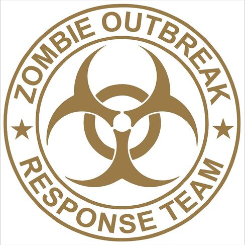 Zombie Outbreak Response Team - ملصق من الفينيل (9 بوصة أي لون) in Saudi Arabia