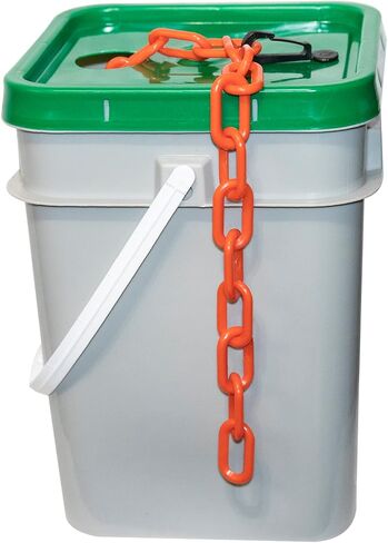 Mr. Chain Plastic Barrier Chain Pail, Brown, 1.5-Inch Link Diameter, 300-Foot Length (30010-P) in Kuwait