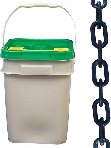 Mr. Chain Plastic Barrier Chain Pail, Brown, 1.5-Inch Link Diameter, 300-Foot Length (30010-P) in Kuwait