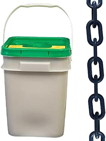 Mr. Chain Plastic Barrier Chain Pail, Brown, 1.5-Inch Link Diameter, 300-Foot Length (30010-P) in Kuwait