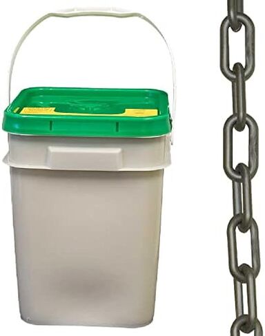 Mr. Chain Plastic Barrier Chain Pail, Brown, 1.5-Inch Link Diameter, 300-Foot Length (30010-P) in Kuwait