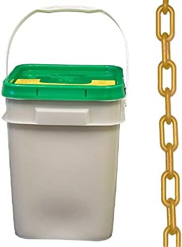Mr. Chain Plastic Barrier Chain Pail, Brown, 1.5-Inch Link Diameter, 300-Foot Length (30010-P) in Kuwait