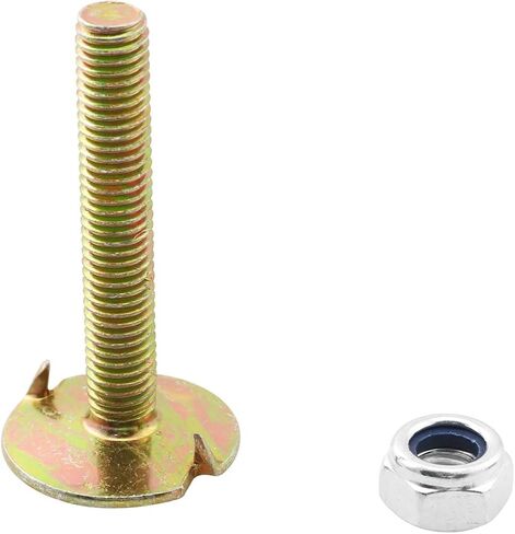 RLECS 6 قطع M8x50 مسامير سطح الزنك مع 6 قطع M8 صواميل مضادة للانزلاق in Saudi Arabia