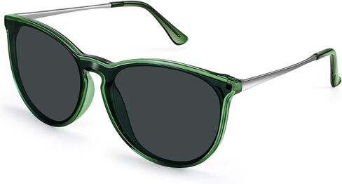 Dollger Oversized Trendy Retro Aviator Sunglasses for Women, Light-Tinted Round-Frame Sunglasses, 100% UV Protection for Driving, Riding, Beach, and Travel in Saudi Arabia