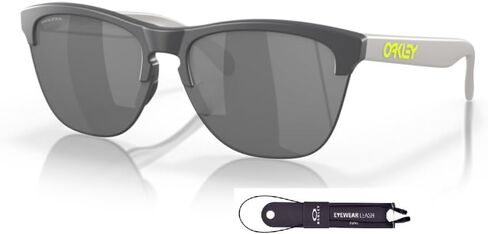 Oakley Frogskins Lite OO9374 Round Sunglasses for Men + BUNDLE Accessory Leash + Designer iWear Kit in Saudi Arabia