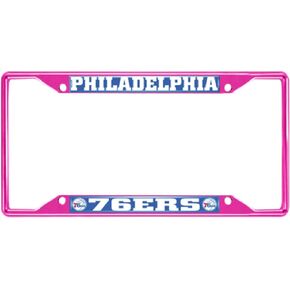 FANMATS 44028 NBA - Miami Heat License Plate Frame - Pink – Easy Installation on Truck, SUV, Car - Ideal Gift for Die Hard NBA Fan