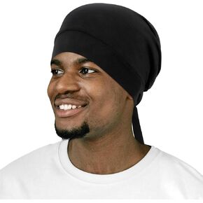 FADACHY Bonnet for Sleeping, Double - Layered Hair Bonnet Soft Satin Hair Wrap High Elasticity Headwear for Hair Care Unisex