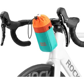 ROCKBROS Bike Cup Holder Bike Water Bottle Holder Bag for Kid with Pocket Bicycle Water Bottle Drink Cup Cage for Cruiser, Scooter, Mountain Bike, Road Bike, Wheelchair