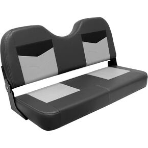 Wise 3342-860 Pro Angler Tour Series Bass Boat 42" Fold Down Bench Seat, Charcoal/Black/Marble