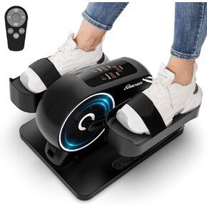 ANCHEER تحت المكتب، جهاز تمرين الساق البيضاوي الكهربائي أثناء الجلوس لكبار السن، جهاز تمرين دواسة القدم بمحرك آلي/يدوي مزدوج الوضع مع جهاز تحكم عن بعد للاستخدام في المنزل والمكتب in Kuwait