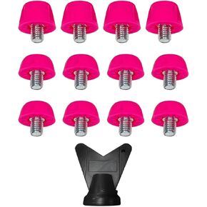 12x Track Shoes Accessories Rugby Studs Stable Non Slip M5 Football Boot Studs Soccer Studs for Competition Athletic Sneakers