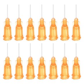 uxcell 50 Pcs 16G Plastic Dispensing Needles, 1/2" PP Glue Needle Tube Blunt Luer Lock Tips with PP Flexible Needle for Liquid Glue Gun, Grey