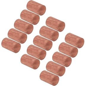 15Pcs Wood Essential Oil Diffuser, Mini Wooden Aromatherapy Car Oil Diffuser for Home Office Bedroom Car Living Room Wardrobe Yoga Hall