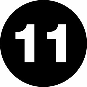Tape Logic Number Circle Label, Legend "2", 2" Diameter, Black, Roll of 500 (DL6770)