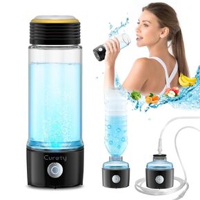 Hydrogen Water Bottle, 3 in 1 Hydrogen Water Bottle Generator, Portable Ion Water Bottle 2300 PPB with SPE/PEM Technology, Hydrogen Water Machine for Home Office Travel Fitness Drinking