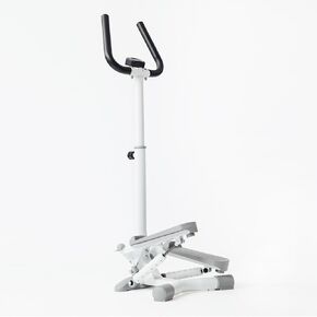 POWER ABS™ Mini Stepper, V-Shaped Twist Stepper with Handlebar, Fitness Stepper, Stair Stepper, Exercise Stepper with Resistance Bands + Resistance Loop Bands