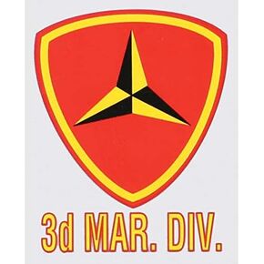 Marine Corps 3rd Division Decal Sticker
