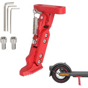 ulip Electric Scooters Kickstand Adjustable Parking Stand Feet Support Replacement Accessories for Xiaomi 4 Segway Ninebot F Series Xiaomi M365 1S Pro Pro2 MI3 Scooter Red