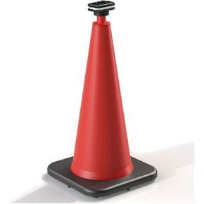 Guardian Angel Cone Mount Accessory – Magnetic Mount with Screw-in Feature – Light Mount for Open Top Cones – for Construction Cones